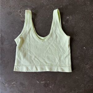 Urban Outfitters Mint Ribbed Crop Top